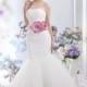 Sexy Trumpet-Mermaid Sweetheart Court Train Tulle Wedding Dress CWLT130D9 - Top Designer Wedding Online-Shop