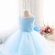 Baby Blue Birthday Dress, Infant Couture Dress, 1st Birthday Dress, Toddler Glitz Pageant Dress, Flower Girl Dress, PD110-2