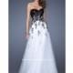 La Femme 19715 Tulle Sequin Ball Gown - Brand Prom Dresses