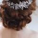 ANDROMEDA crystal bridal headpiece - wedding hair vine by TopGracia