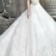 2015 Full Lace Applique A Line Wedding Dresses Strapless Princess Styles Bridal Gowns Luxury White Custom Made Plus Size Wedding Gowns HC03