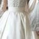 H1017 Sexy sheer back high neck lace ball gown wedding dress