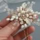 Wedding hair pin, Bridal hair pin, Flower hair pin, Bridal hair accessory, Bridal flower pins, Wedding flower pin, Wedding hair accessories - $35.00 USD