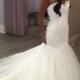 H1011 Fairy sweetheart mermaid tulle wedding dress