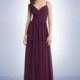 Bill Levkoff 1113 Spaghetti Strap Long Bridesmaid Dress - Brand Prom Dresses