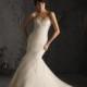 White/Silver Blu Bridal by Mori Lee 5168 - Brand Wedding Store Online