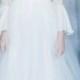 White Wedding Dress, Vintage Wedding Dress, Custom Wedding Dress, Silk A-line Wedding Dress, Summer Wedding Dress - 2017 // 0132
