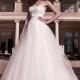 Alluring Tulle Ball Gown Strapless Neckline Natural Waistline Wedding Dress - overpinks.com