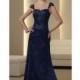 Montage by Mon Cheri Cap Sleeve Beaded Evening Dress 111910 - Brand Prom Dresses