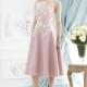 Dessy Collection 2947 Tea Length Lace Bridesmaid Dress - Crazy Sale Bridal Dresses
