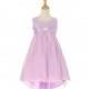 Lilac Chiffon High Low Dress Style: D2055 - Charming Wedding Party Dresses