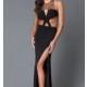 Sexy Long Cut-Out Black Prom Dress by Temptation - Brand Prom Dresses