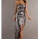 High Low Strapless Sequin Dress by Alyce Paris - Brand Prom Dresses