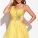 Asymmetrical Beaded Dress by Jolene 13010 - Bonny Evening Dresses Online 