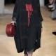 Oversized Vogue Lattice Over Knee 9/10 Sleeves Coat - Bonny YZOZO Boutique Store