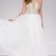 Jovani - Embellished Halter Chiffon Prom Dress 36983 - Designer Party Dress & Formal Gown