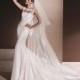 Marvelous Tulle & Lace & Satin Chiffon Bateau Neckline Mermaid Wedding Dresses with Lace Appliques - overpinks.com