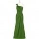 Moss Azazie Carissa - Floor Length Strap Detail Chiffon One Shoulder Dress - Charming Bridesmaids Store