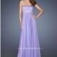 Nude La Femme 19996 - Chiffon Dress - Customize Your Prom Dress