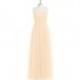 Peach Azazie Kayley - Sweetheart Back Zip Tulle, Lace And Chiffon Floor Length Dress - Charming Bridesmaids Store