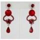 Helens Heart Earrings JE-X005521-S-Red Helen's Heart Earrings - Rich Your Wedding Day