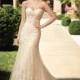 Style 117278 by David Tutera for Mon Cheri - Gold  Ivory  Champagne Lace  Tulle Floor Sweetheart  Strapless Wedding Dresses - Bridesmaid Dress Online Shop