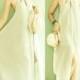 SALE 30% Off, Halter Maxi Cotton Dress in Off White, Boho Rustic Cotton Dress, Beach Wedding Summer Dress - Hand-made Beautiful Dresses
