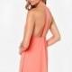 Sweet, simple and sexy t-back double layer chiffon sundresses easing a slim dress - Bonny YZOZO Boutique Store