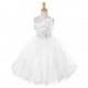 White One Shoulder Sparkle Organza Dress Style: D2061 - Charming Wedding Party Dresses