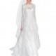 Monique Lhuillier - Long Sleeve Chantilly Lace A-Line Wedding Dress - Stunning Cheap Wedding Dresses