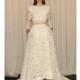 Houghton - Fall 2014 - Aligote and Macabeau Two-Piece Corded Lace A-Line Asymmetrical Gown - Stunning Cheap Wedding Dresses