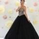 May Queen - LK-74 Strapless Sweetheart Gilded Ballgown - Designer Party Dress & Formal Gown