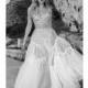Dany Mizrachi Spring/Summer 2018 DM28/18 S/S Sleeveless Aline Sweet Chapel Train Spaghetti Straps Tulle Beading Bridal Dress - Fantastic Wedding Dresses