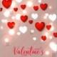 Valentines Day Card Invitation Free vector printable template