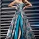 Turquoise/Multi Studio 17 12289 - Crystals High Slit Dress - Customize Your Prom Dress