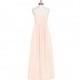 Pearl_pink Azazie Paola - Chiffon Floor Length Back Zip Sweetheart Dress - Simple Bridesmaid Dresses & Easy Wedding Dresses