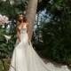 Crystal Design 2018 Pandora Sweetheart Aline Sweet Sleeveless Chapel Train Cream Sequined Beading Bridal Dress - Rich Your Wedding Day