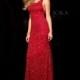 Scala 48700 Scoop Neck Beaded Prom Gown - Brand Prom Dresses