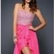 Hot Pink Chiffon Hi Lo Dress by Lara Designs - Color Your Classy Wardrobe