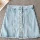 Slimming Sheath A-line Cowboy Summer Short Skirt - Discount Fashion in beenono