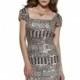 Short Sleeved Sequin Shail K Dress - Brand Prom Dresses