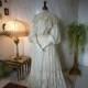 Wedding Dress, Victorian Dress, antique gown, dress, antikes Kleid, Bridal Gown, ca. 1899 - Hand-made Beautiful Dresses