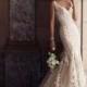 David Tutera for Mon Cheri Spring/Summer 2017 117268 Blush Chapel Train Elegant Sleeveless Mermaid Lace Appliques Bridal Gown - Fantastic Wedding Dresses