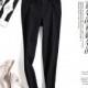 Zipper Up Cotton Cowboy Black Customize Flexible Fancy Tight Jeans Long Trouser - Discount Fashion in beenono