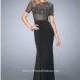 Black Gigi 22647 - Cap Sleeves Open Back Dress - Customize Your Prom Dress