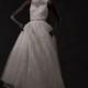 BHLDN Spring/Summer 2017 Carissa Sweet Ivory Floor-Length Ball Gown Illusion Sleeveless Lace Appliques Wedding Dress - Color Your Classy Wardrobe