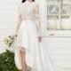 Style Jude-Sia by Martina Liana - High-Neck LaceSilk A-line Chapel Length Long sleeve Hi-low hemline Dress - 2018 Unique Wedding Shop