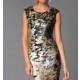 Knee Length Sequin Dress 6385 - Brand Prom Dresses