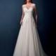 Charming Tulle A-line V-neck Neckline Natural Waistline Wedding Dress - overpinks.com