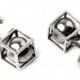 title of work Sphere in Cube Cuff Links 